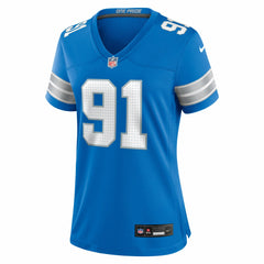 Tyleik Williams  Women's Team Game Jersey - Detroit Lions