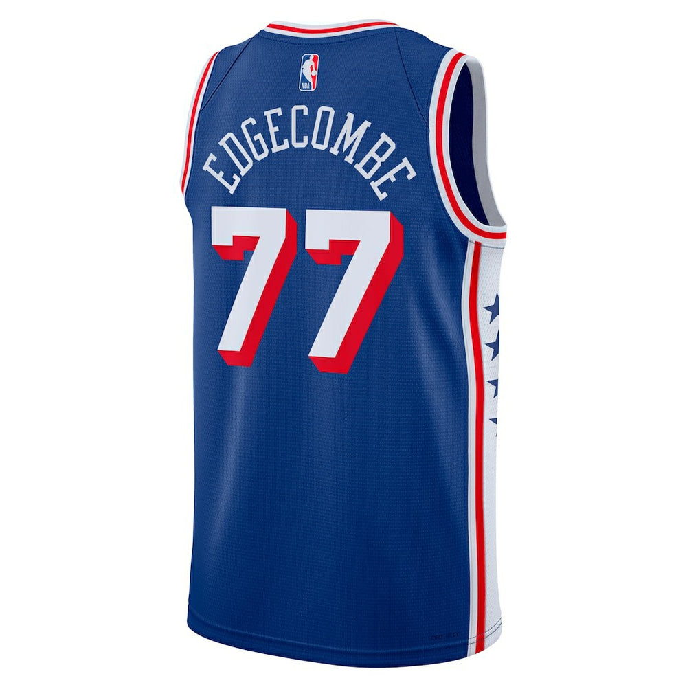 NBA V. J. Edgecombe Philadelphia 76ers Unisex 2025 NBA Draft First Round Pick Swingman Jersey