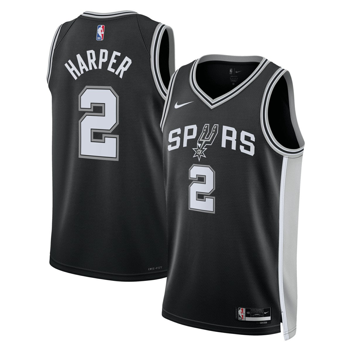 NBA Dylan Harper San Antonio Spurs Unisex 2025 NBA Draft First Round Pick Swingman Jersey