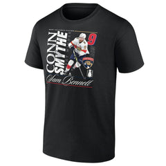 NHL Black Sam Bennett Florida Panthers 2025 Conn Smythe Winner T-Shirt