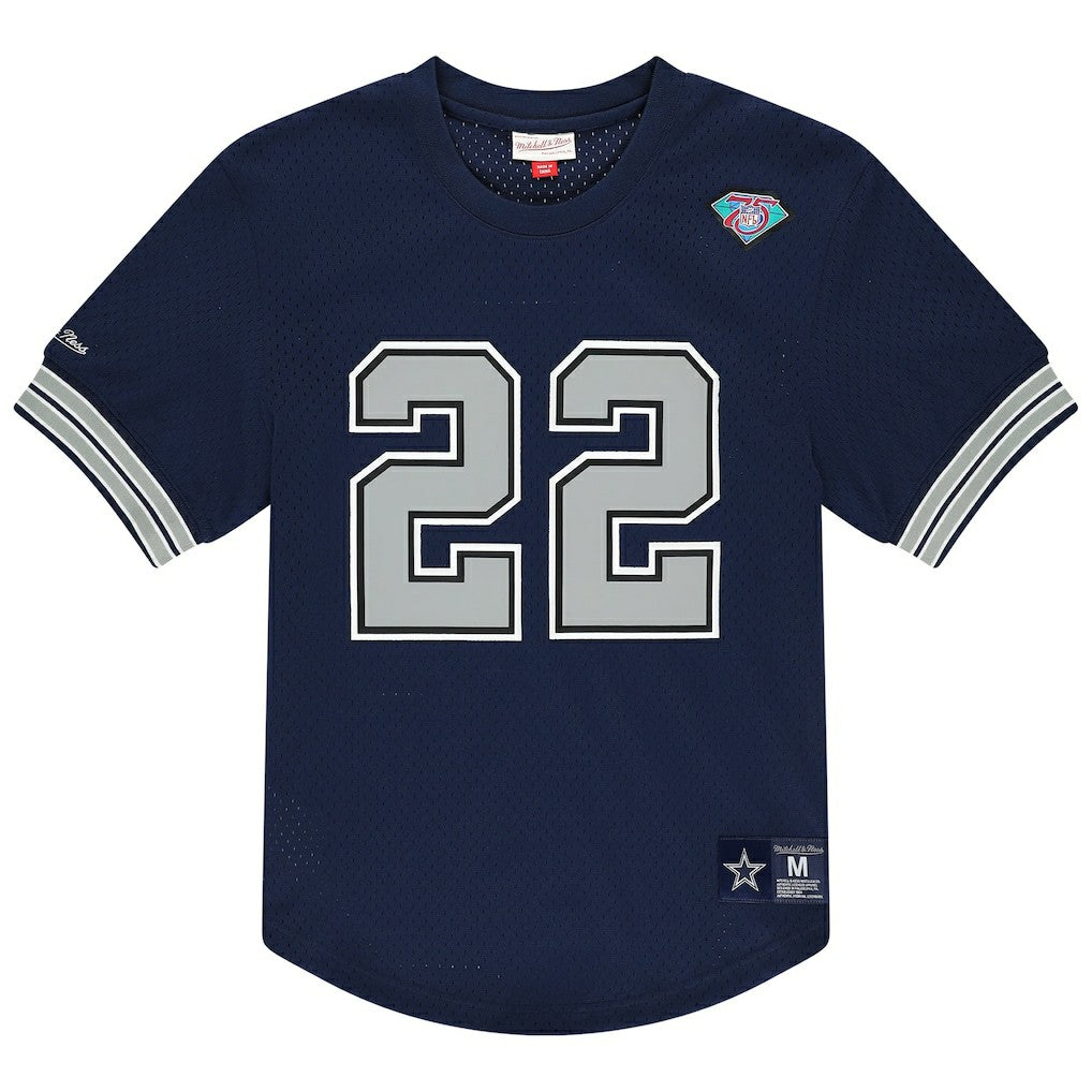 Emmitt Smith  Retired Player Name & Number Mesh T-Shirt - Dallas Cowboys