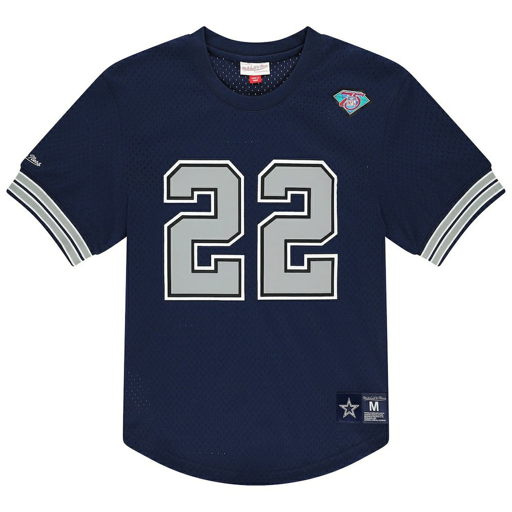 Emmitt Smith  Retired Player Name & Number Mesh T-Shirt - Dallas Cowboys