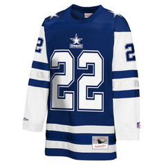 Emmitt Smith  Youth Hockey Fashion Jersey - Dallas Cowboys