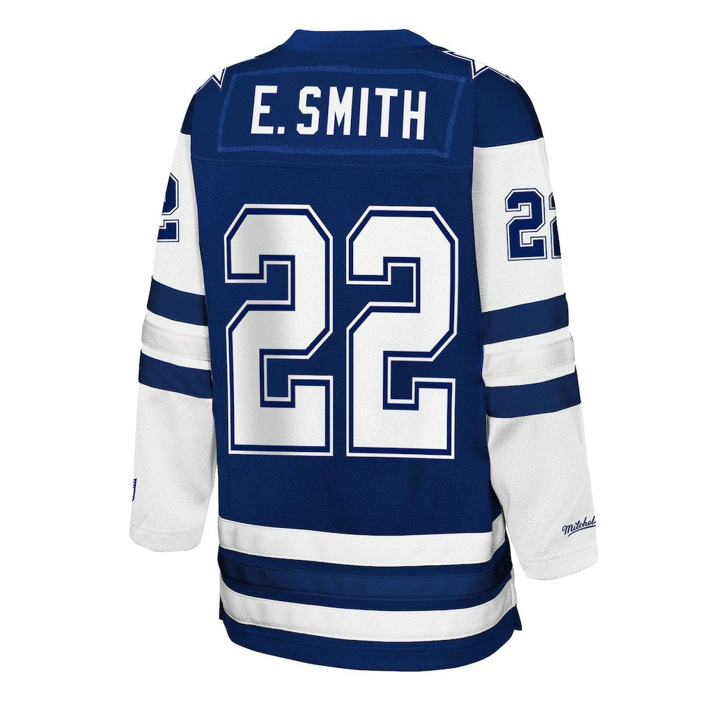 Emmitt Smith  Youth Hockey Fashion Jersey - Dallas Cowboys