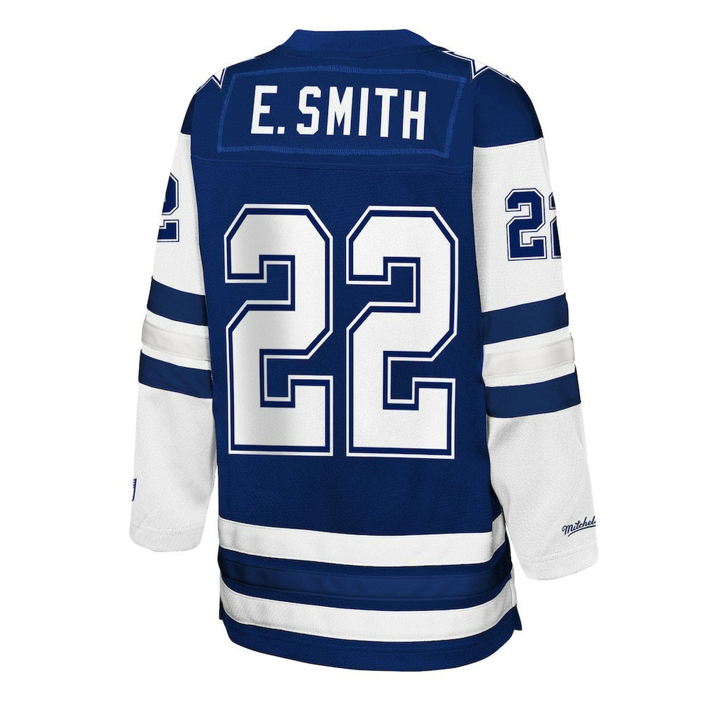 Emmitt Smith  Youth Hockey Fashion Jersey - Dallas Cowboys