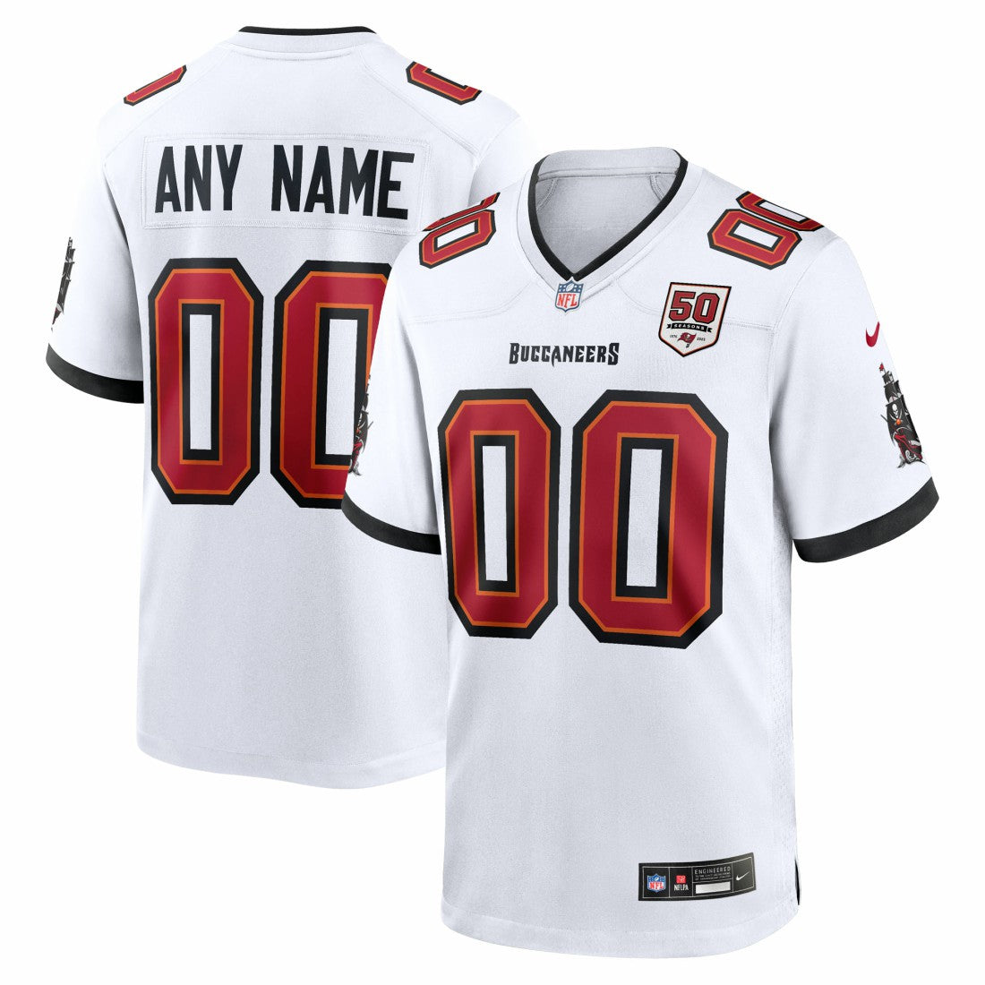 50th Season Custom Game Jersey - Tampa Bay Buccaneers