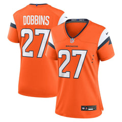 J.K. Dobbins  Women's Team Game Jersey - Denver Broncos
