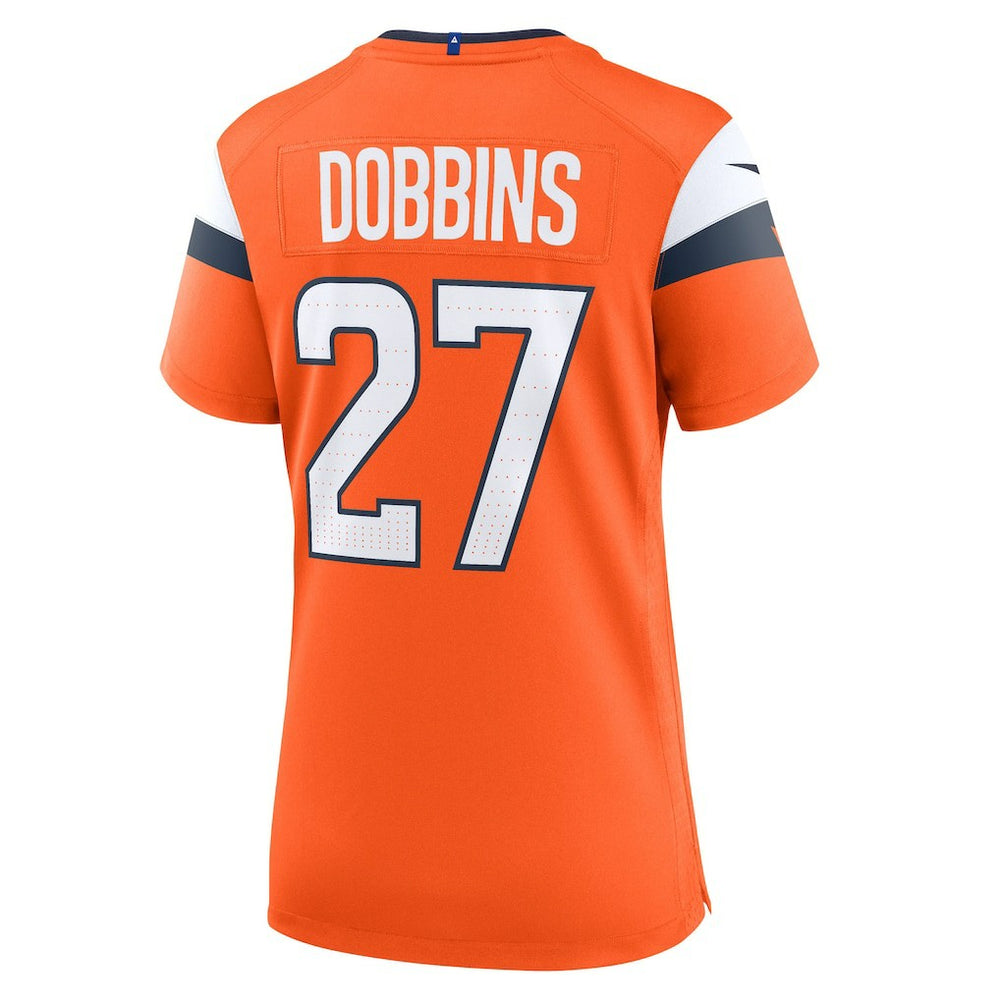 J.K. Dobbins  Women's Team Game Jersey - Denver Broncos