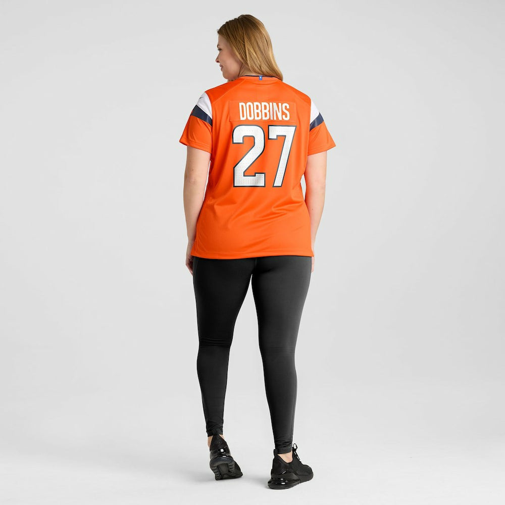 J.K. Dobbins  Women's Team Game Jersey - Denver Broncos