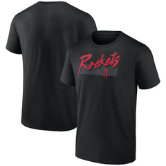 NBA Houston Rockets Color Block Slant Quick Strike T-Shirt