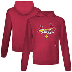 MLB St. Louis Cardinals Levelwear City Connect Relay Back Splash Pullover Hoodie