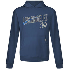 MLB Los Angeles Dodgers Levelwear City Connect Relay Back Splash Pullover Hoodie