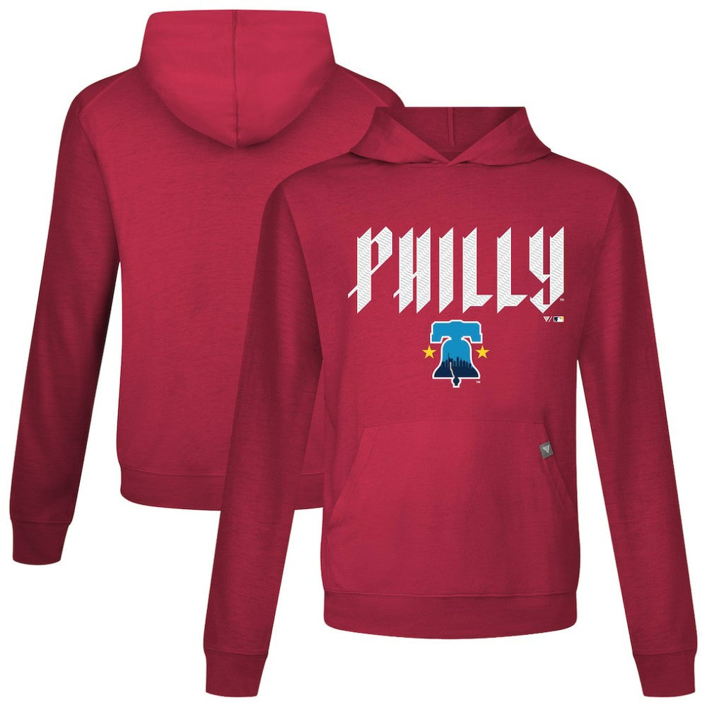 MLB Philadelphia Phillies Levelwear City Connect Relay Back Splash Pullover Hoodie