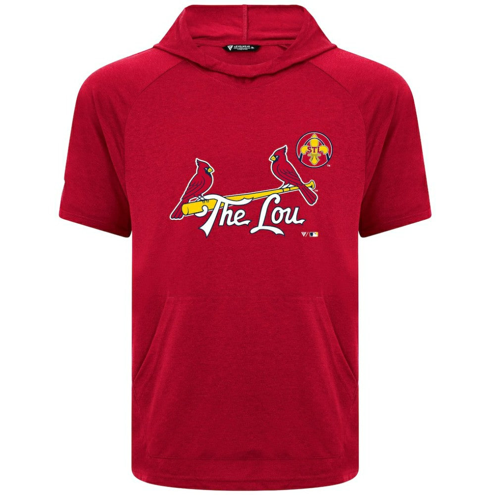 MLB St. Louis Cardinals Levelwear City Connect Phase Core Logo Pullover Hoodie T-Shirt