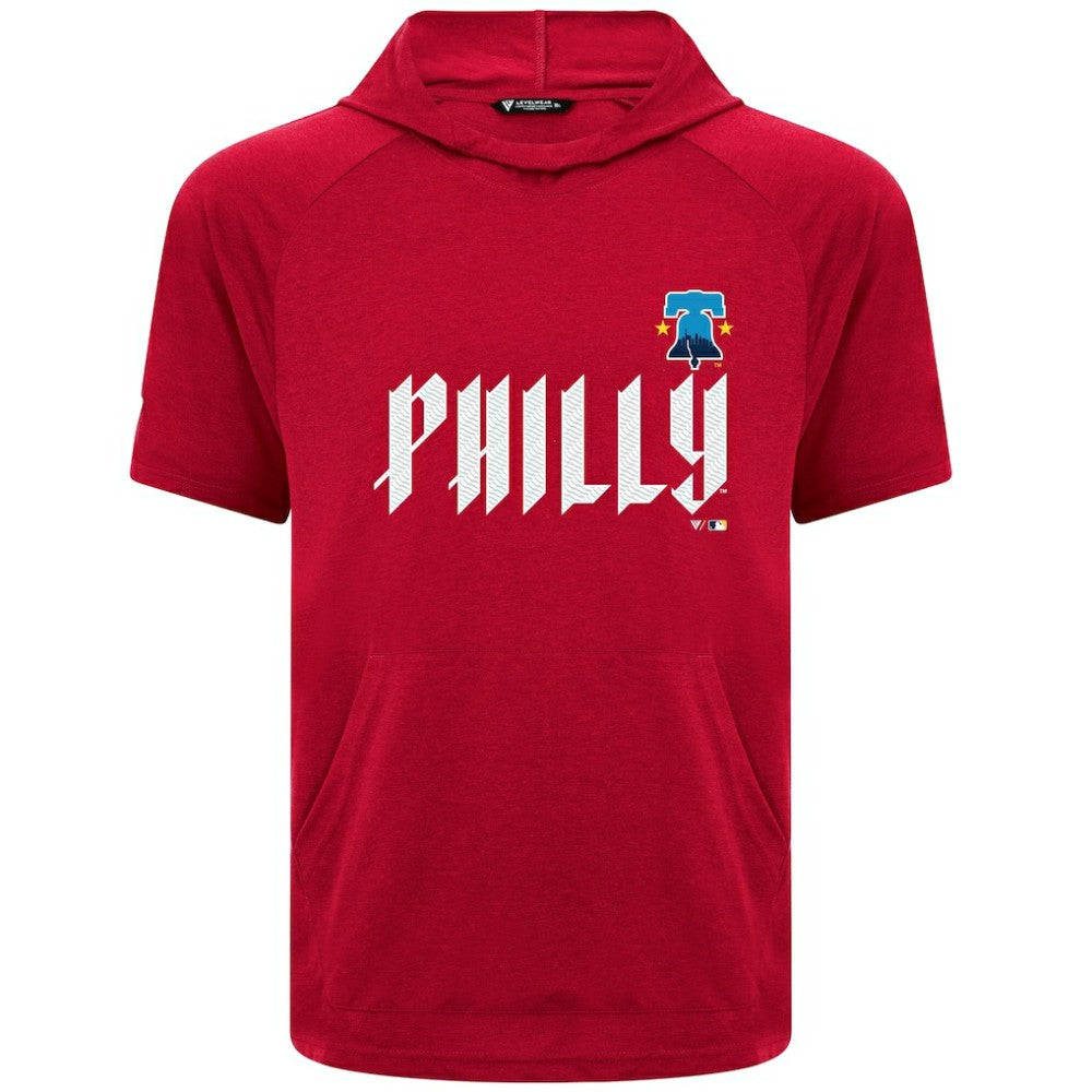 MLB Philadelphia Phillies Levelwear City Connect Phase Core Logo Pullover Hoodie T-Shirt