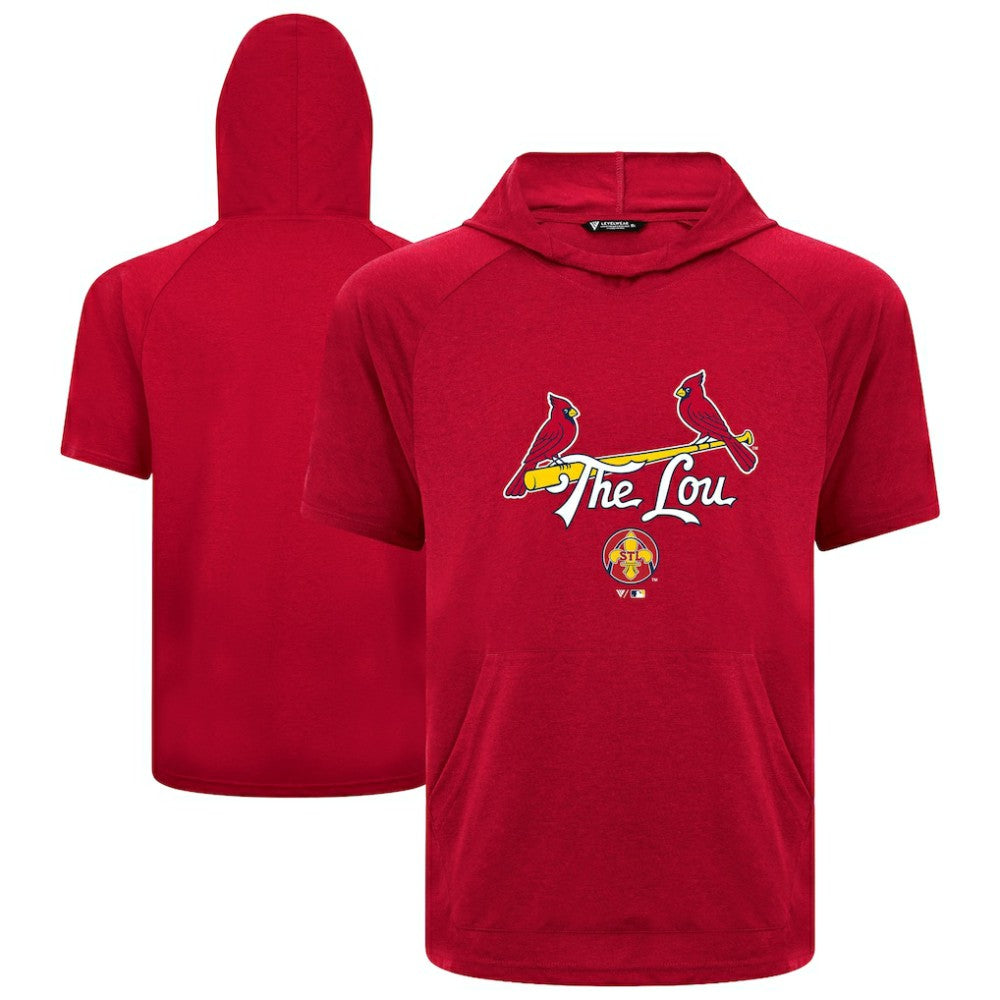 MLB St. Louis Cardinals Levelwear City Connect Phase Back Plash Hoodie T-Shirt