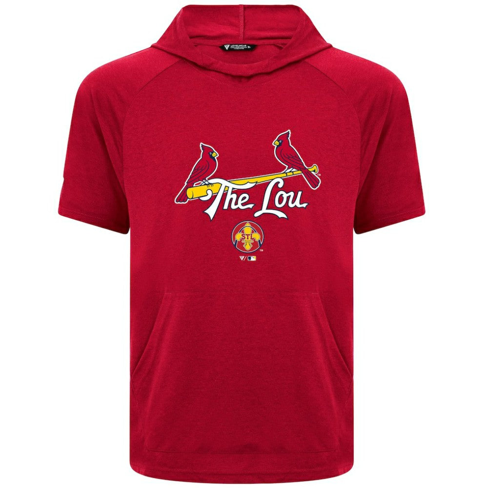 MLB St. Louis Cardinals Levelwear City Connect Phase Back Plash Hoodie T-Shirt