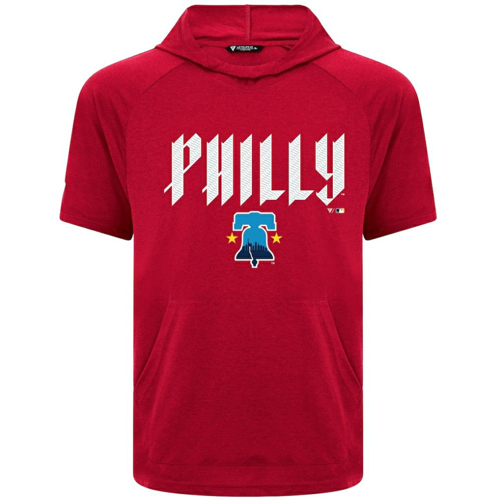 MLB Philadelphia Phillies Levelwear City Connect Phase Back Plash Hoodie T-Shirt