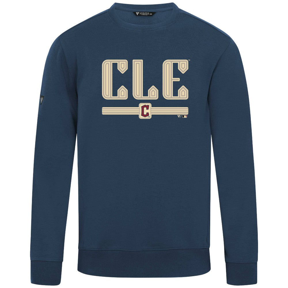 MLB Cleveland Guardians Levelwear City Connect Zane Back Splash Sweatshirt