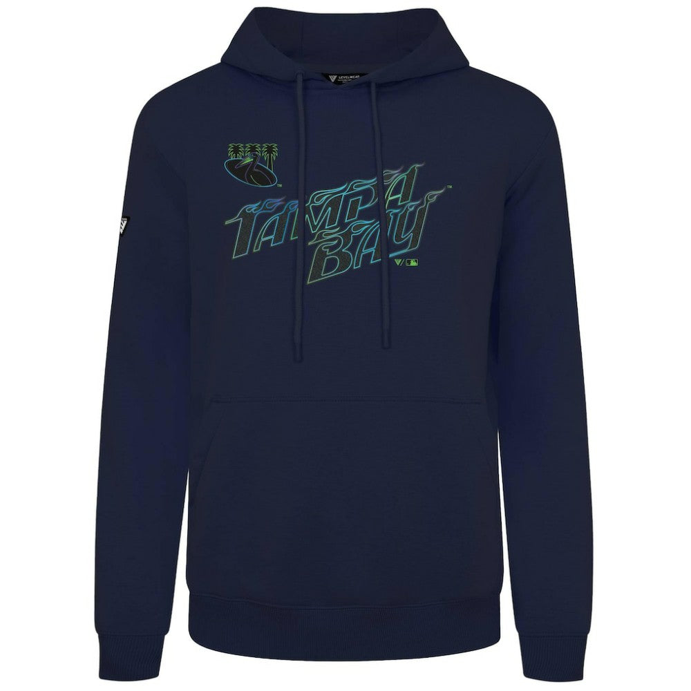MLB Tampa Bay Rays Levelwear City Connect Podium Core Logo Pullover Hoodie