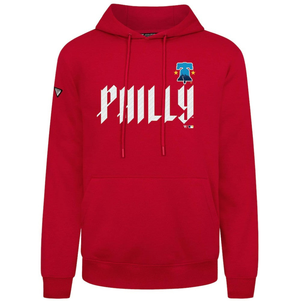 MLB Philadelphia Phillies Levelwear City Connect Podium Core Logo Pullover Hoodie
