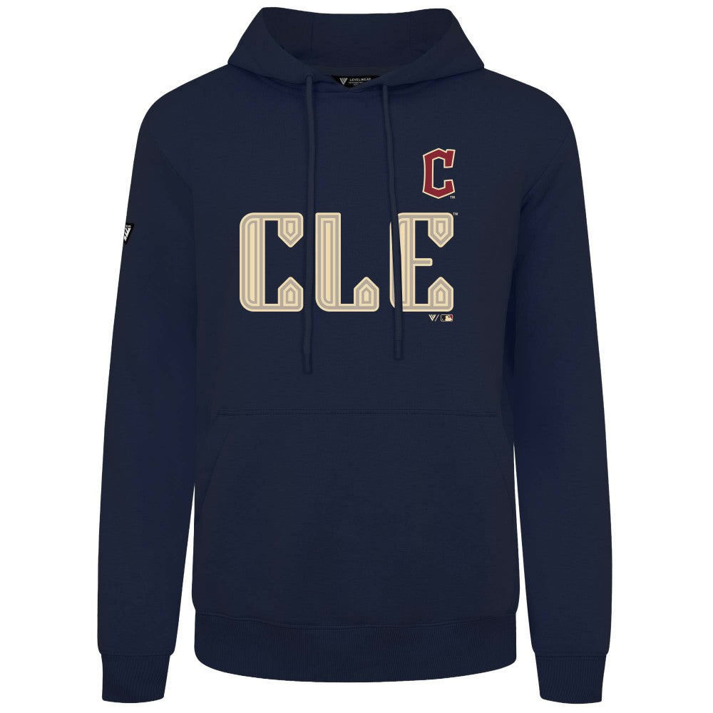 MLB Cleveland Guardians Levelwear City Connect Podium Core Logo Pullover Hoodie