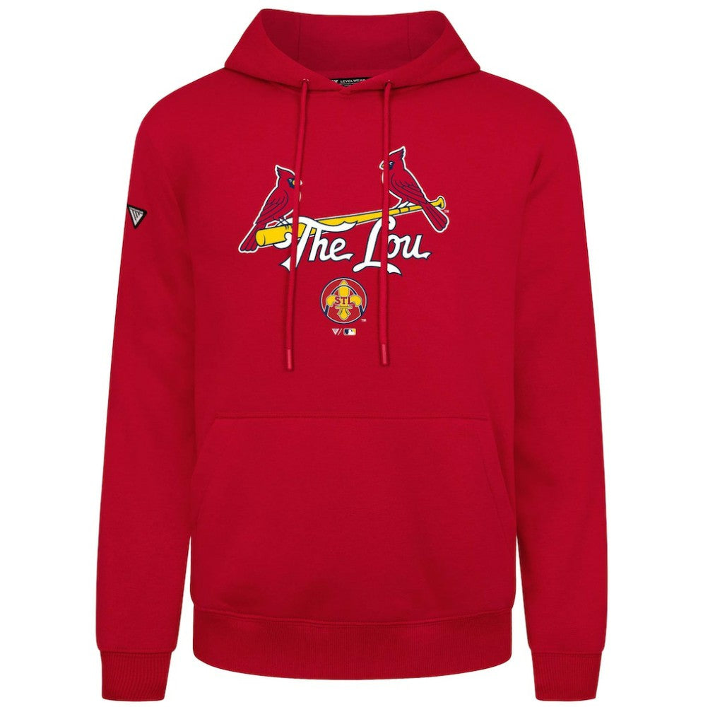 MLB St. Louis Cardinals Levelwear City Connect Podium Back Splash Pullover Hoodie