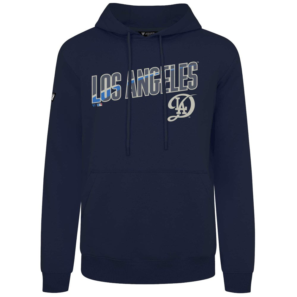 MLB Los Angeles Dodgers Levelwear City Connect Podium Back Splash Pullover Hoodie
