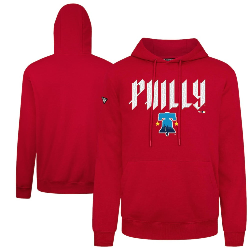 MLB Philadelphia Phillies Levelwear City Connect Podium Back Splash Pullover Hoodie