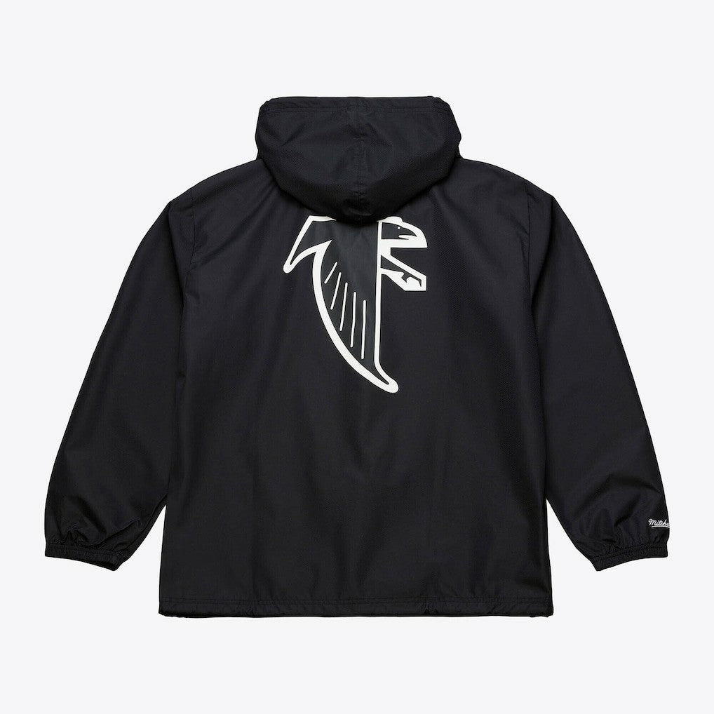 Coaches Full-Snap Hooded Windbreaker Jacket - Atlanta Falcons
