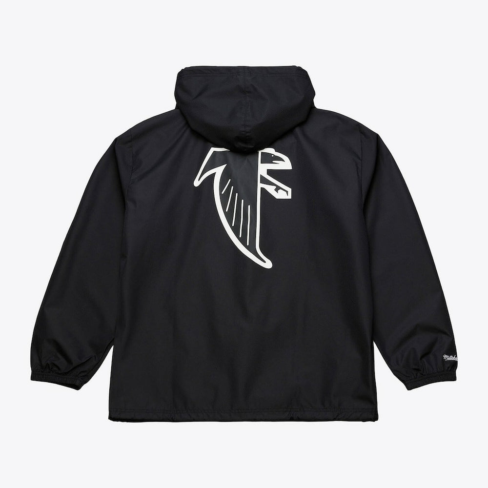 Coaches Full-Snap Hooded Windbreaker Jacket - Atlanta Falcons