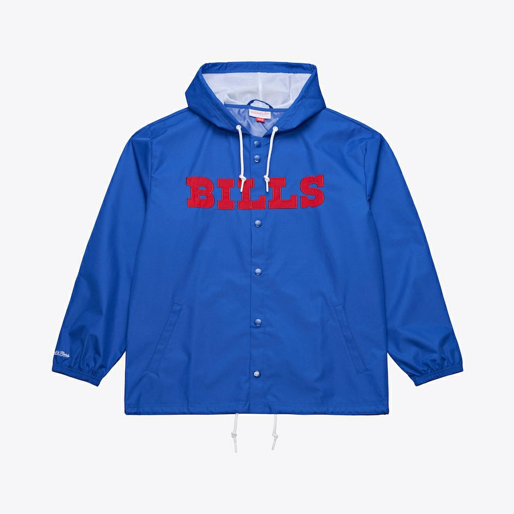 Coaches Full-Snap Hooded Windbreaker Jacket - Buffalo Bills