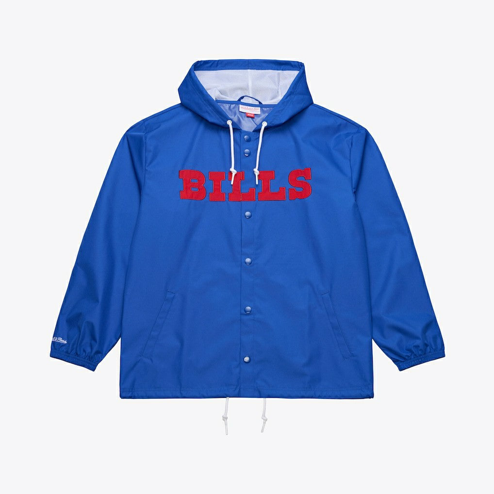 Coaches Full-Snap Hooded Windbreaker Jacket - Buffalo Bills