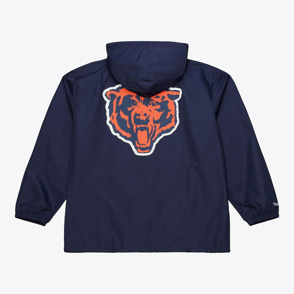 Coaches Full-Snap Hooded Windbreaker Jacket - Chicago Bears