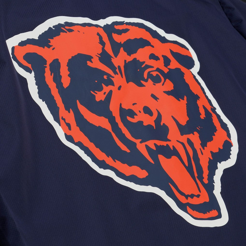 Coaches Full-Snap Hooded Windbreaker Jacket - Chicago Bears