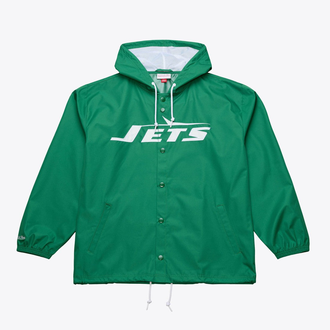 Coaches Full-Snap Hooded Windbreaker Jacket - New York Jets