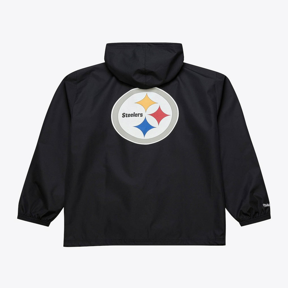 Coaches Full-Snap Hooded Windbreaker Jacket - Pittsburgh Steelers