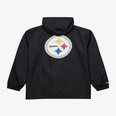 Coaches Full-Snap Hooded Windbreaker Jacket - Pittsburgh Steelers