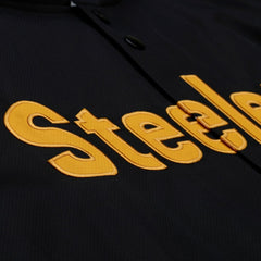 Coaches Full-Snap Hooded Windbreaker Jacket - Pittsburgh Steelers