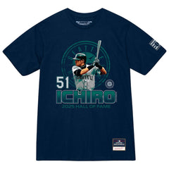 MLB Ichiro Suzuki Seattle Mariners Mitchell & Ness Hall of Fame Hitter T-Shirt