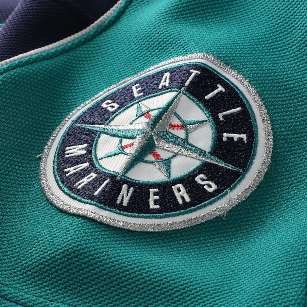 MLB Ichiro Suzuki Seattle Mariners Mitchell & Ness 2006 Cooperstown Mesh Batting Practice Button-Up Jersey