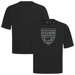 MLB Chicago Cubs Levelwear Oversized Luxe Signature Knit Buckler T-Shirt