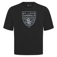 MLB St. Louis Cardinals Levelwear Oversized Luxe Signature Knit Buckler T-Shirt