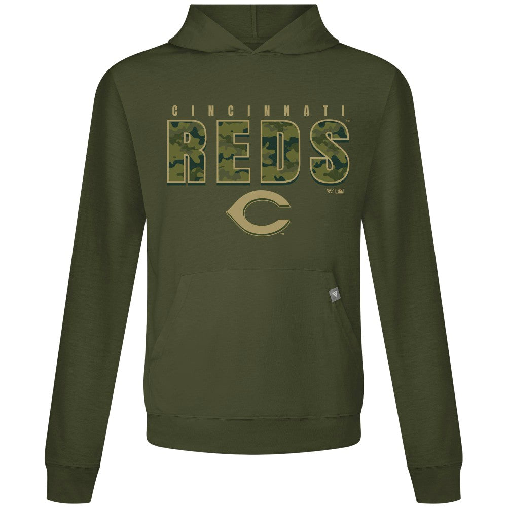 MLB Cincinnati Reds Levelwear Relay Protect Pullover Hoodie