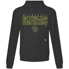 MLB Milwaukee Brewers Levelwear Relay Protect Pullover Hoodie