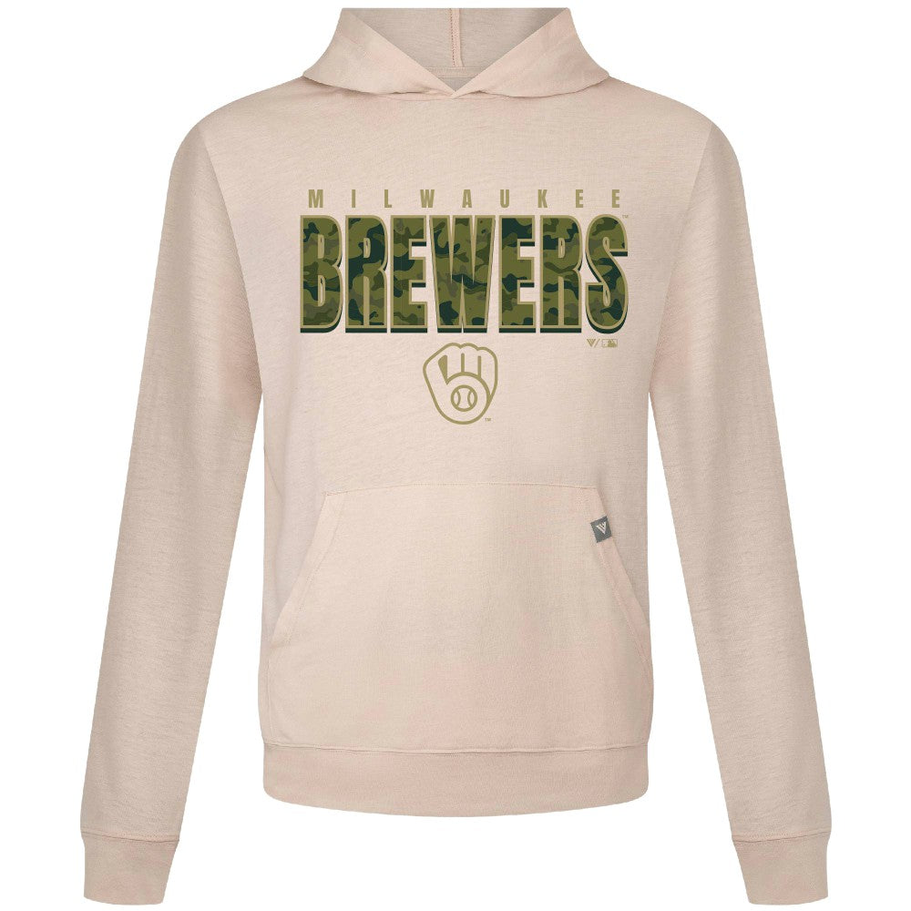 MLB Milwaukee Brewers Levelwear Relay Protect Pullover Hoodie