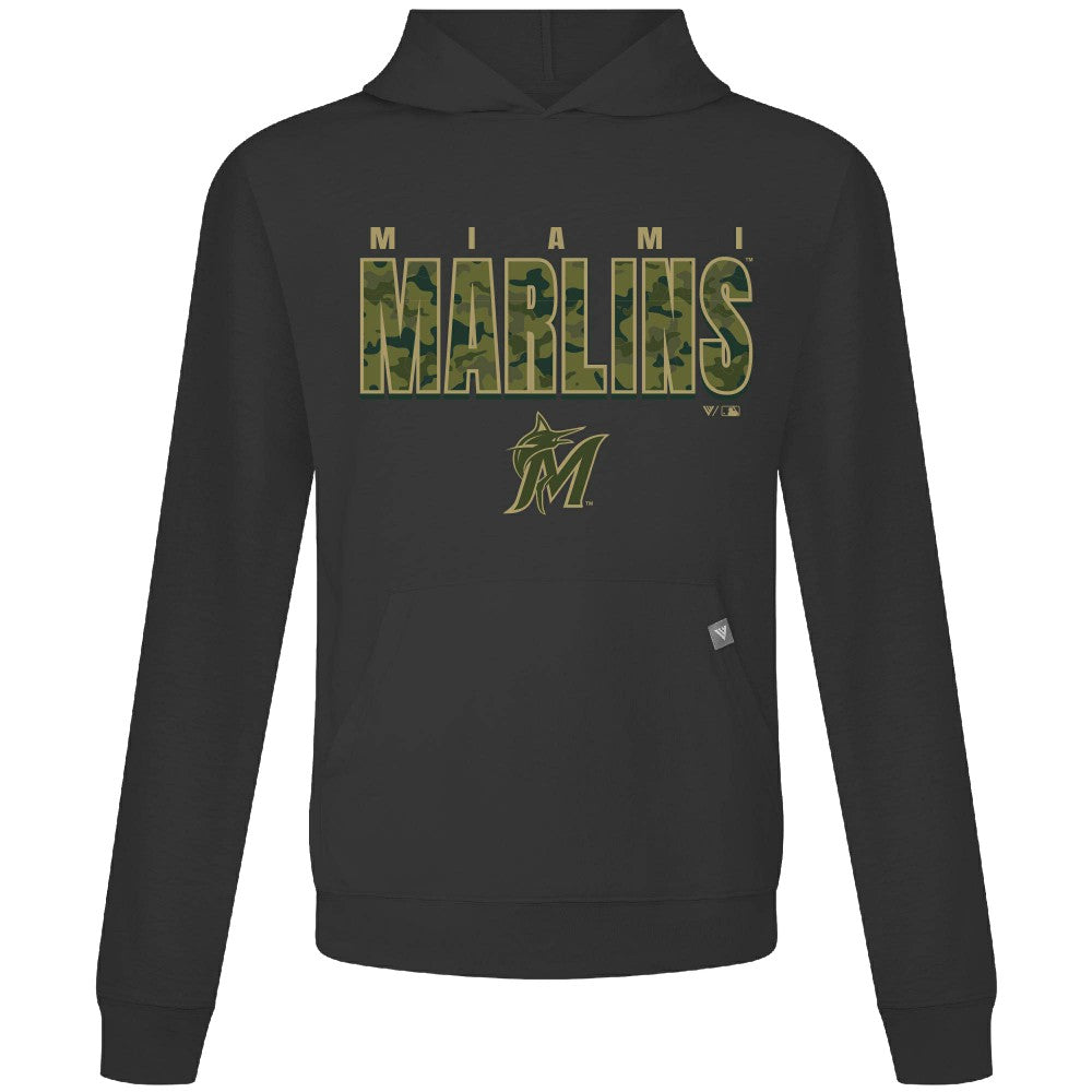MLB Miami Marlins Levelwear Relay Protect Pullover Hoodie