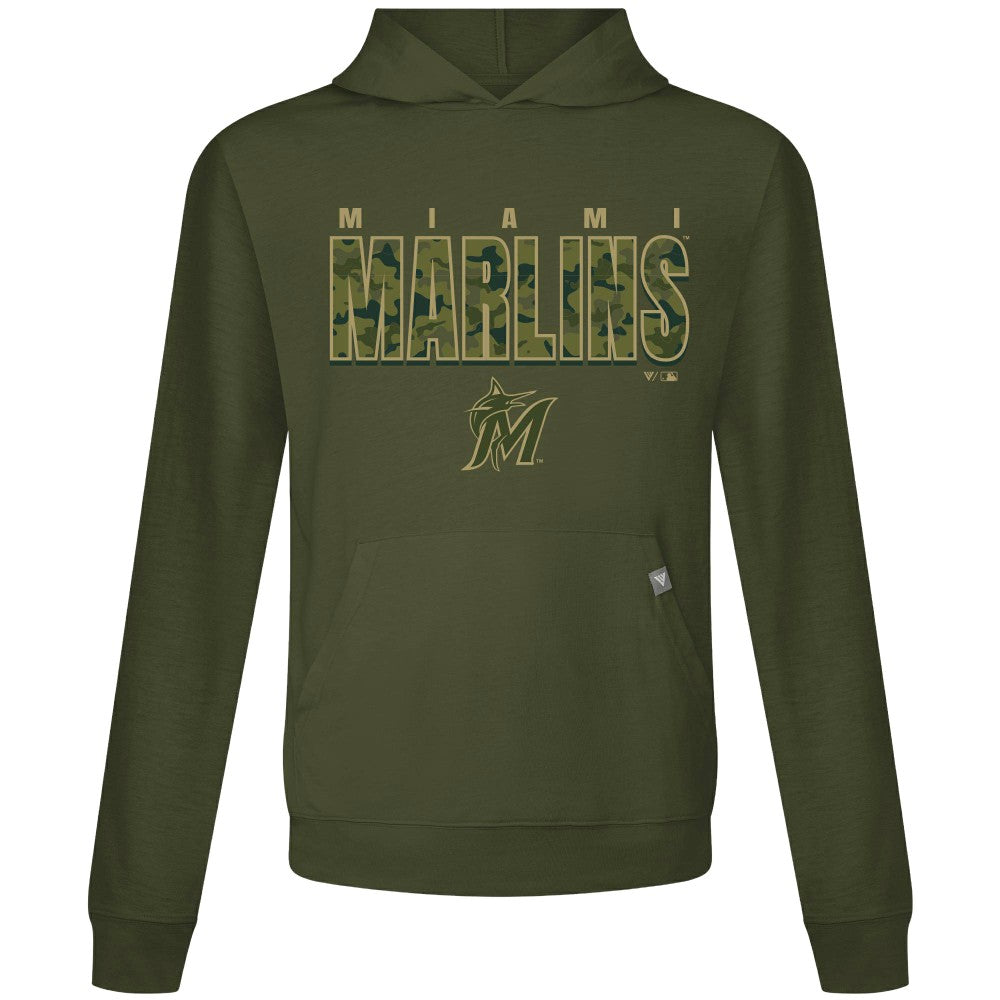 MLB Miami Marlins Levelwear Relay Protect Pullover Hoodie