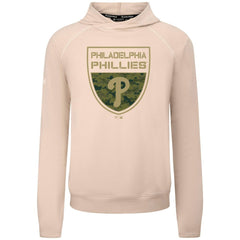 MLB Philadelphia Phillies Levelwear Mandate Buckler Tri-Blend Pullover Hoodie