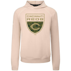 MLB Cincinnati Reds Levelwear Mandate Buckler Tri-Blend Pullover Hoodie